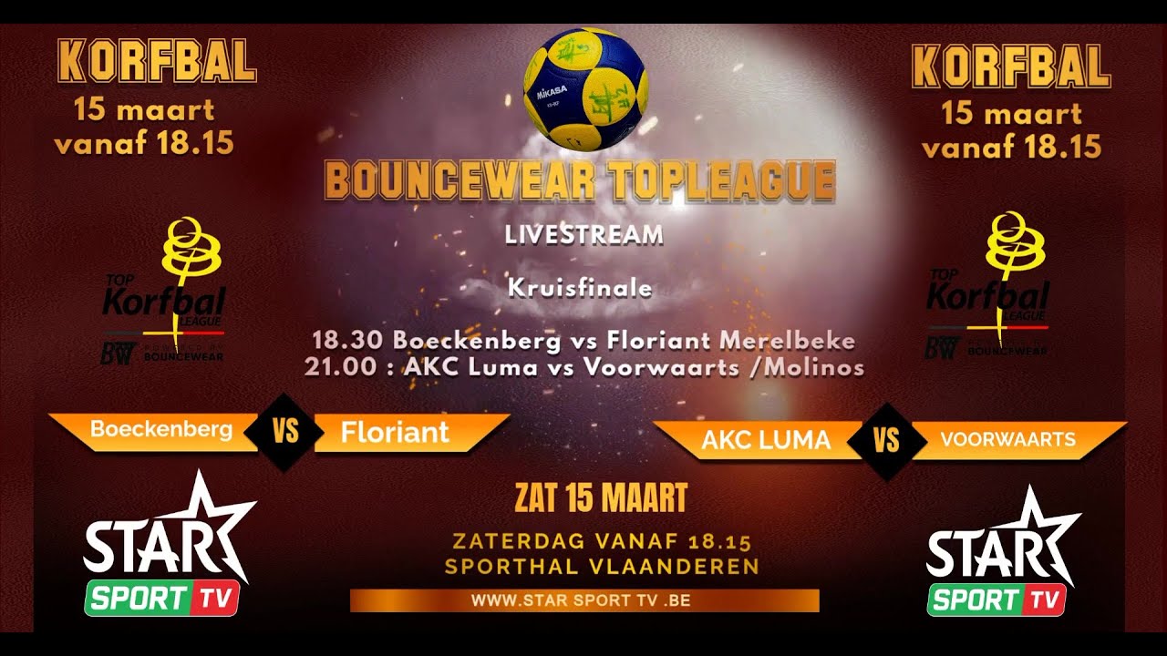 Kruisfinale 2024-2025 zaalkorfbal