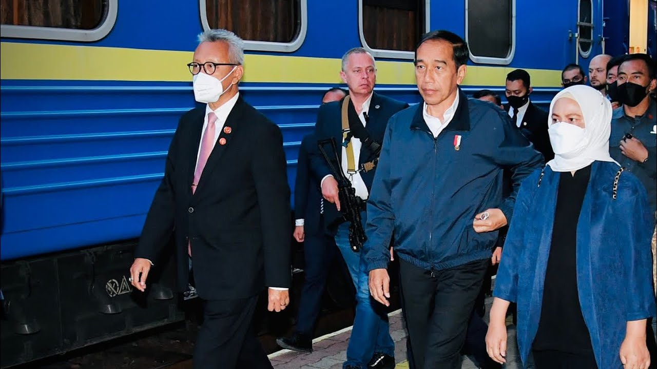 Presiden Jokowi dan Ibu Iriana Bertolak ke Ukraina, Przemysl, 28 Juni 2022