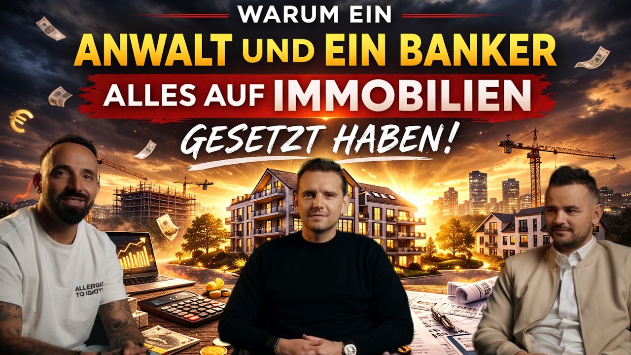 Ein Anwalt und ein Banker setzten alles auf Immobilien - Die ganze Geschichte im Podcast 🎧 💸