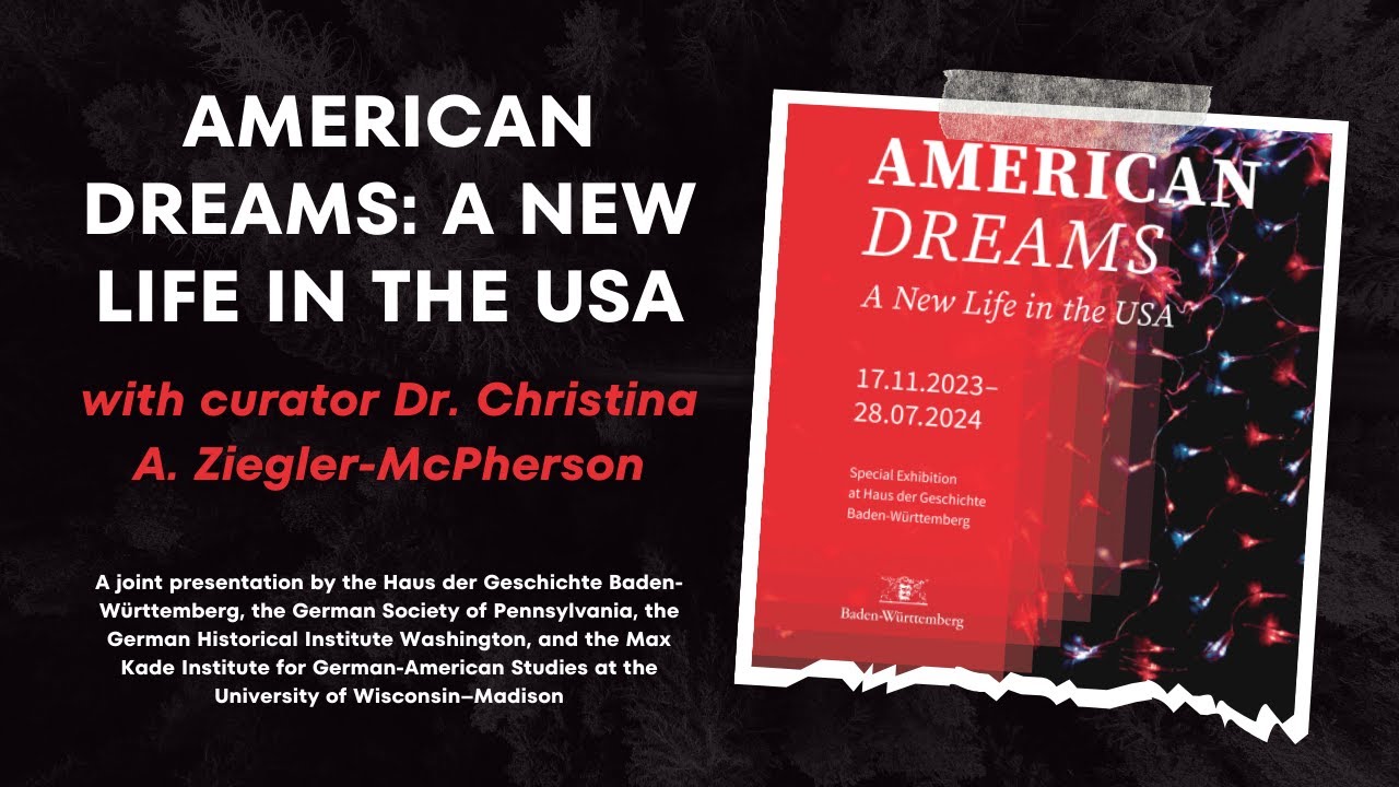 Virtual Lecture: American Dreams: A New Life in the USA