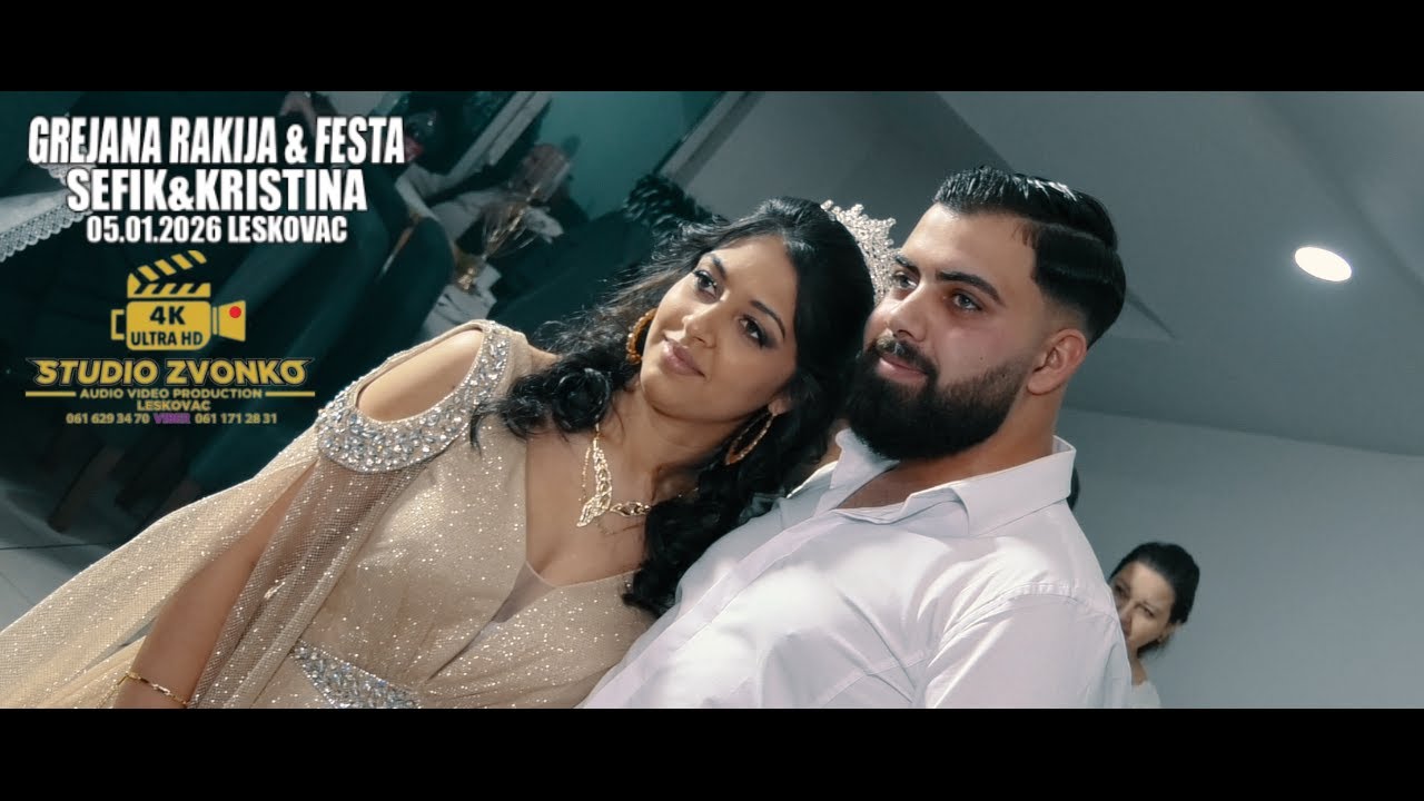 GREJANA RAKIJA & FESTA SEFIK & KRISTINA - 05.01.2026 - PART1 STUDIO ZVONKO 4K LESKOVAC