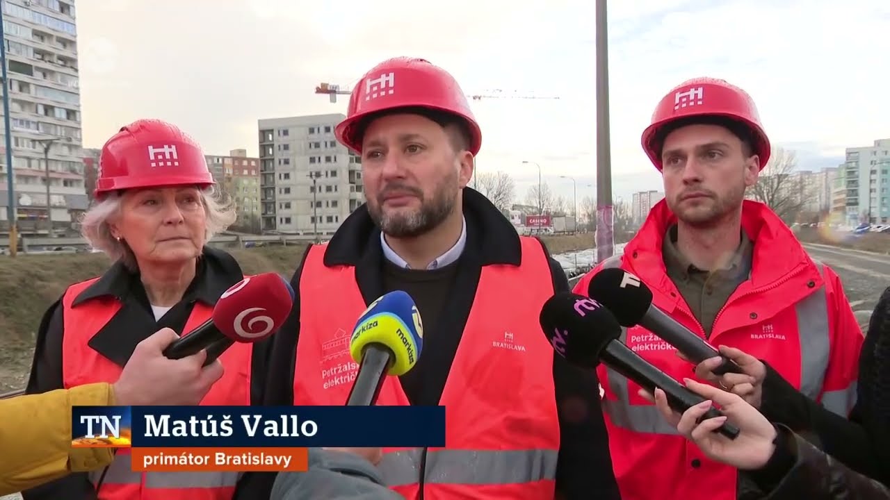 Presný termín dokončenia petržalskej električky je stále v nedohľadne