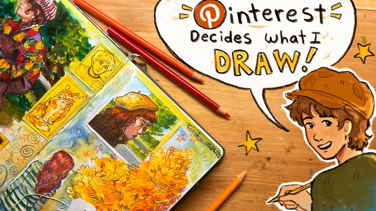 Pinterest решает, что мне рисовать! 📍✍️