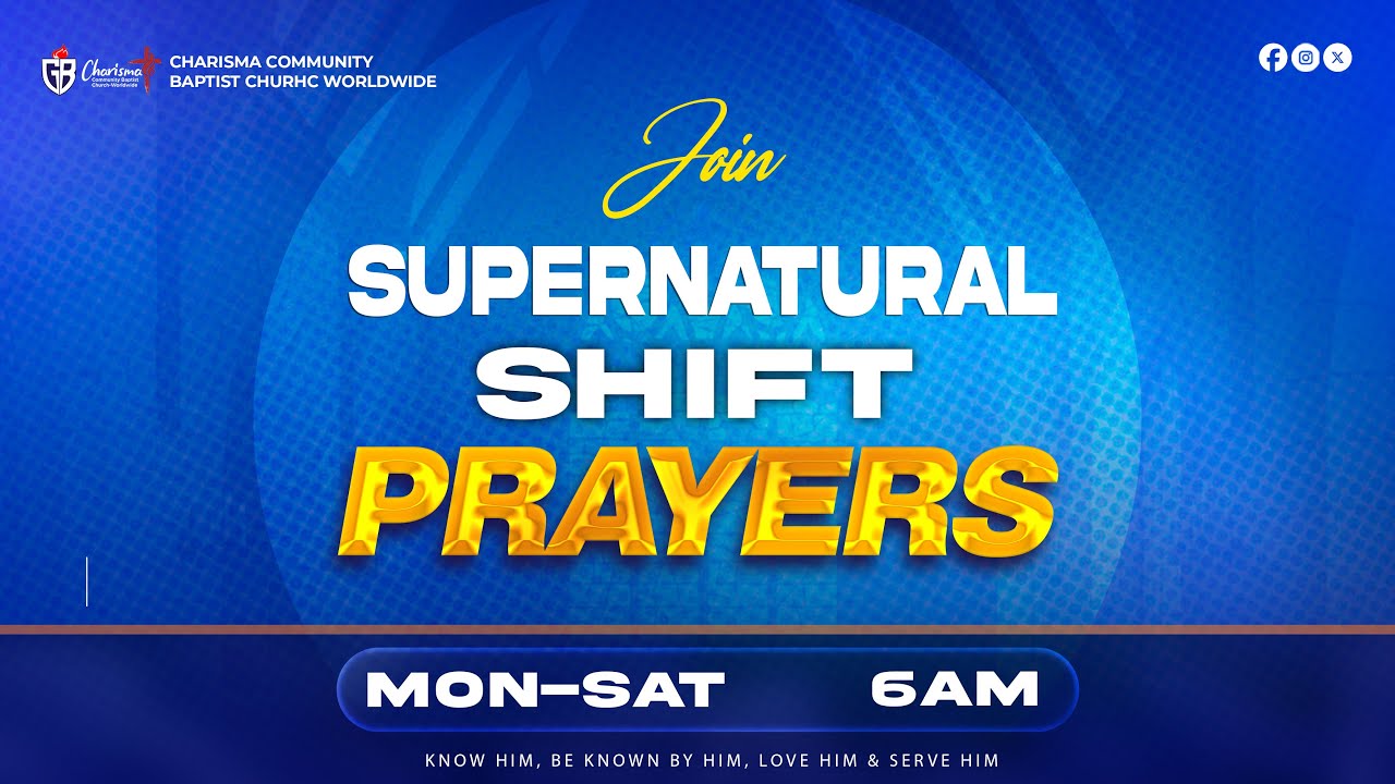 Supernatural Shift Prayers || 2nd March 2026