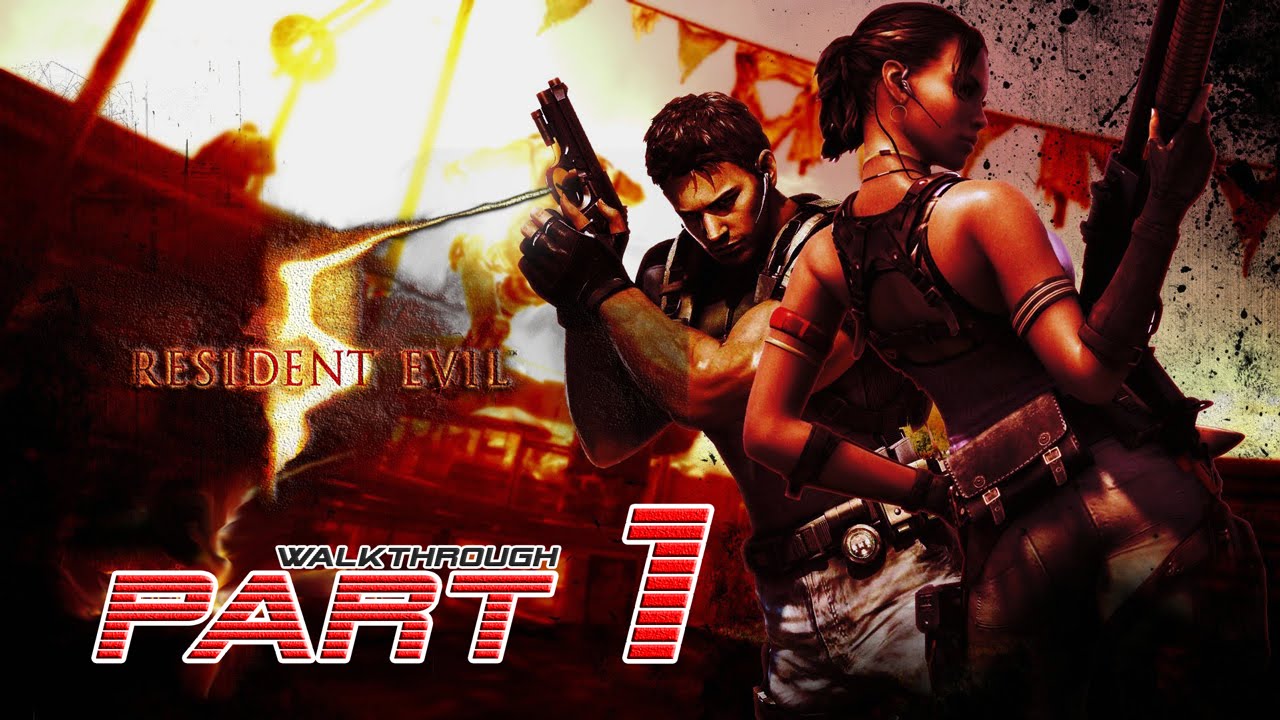 Resident Evil 5 (PS4) - Chris/Sheva - Walkthrough Gameplay PART 1 【60FPS】