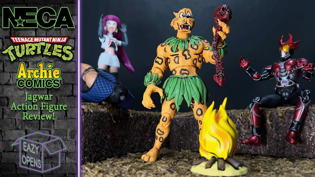 Neca TMNT Archie Adventures Jagwar Action Figure Review!