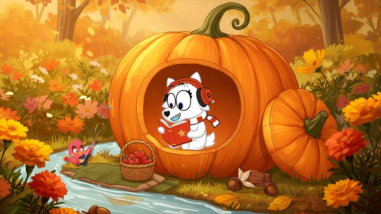 🍁 Snoopy’s Cozy Autumn Afternoon 🎃 Soft Lofi to Focus, Study & Feel Calm ☕ Gentle Fall Vibes