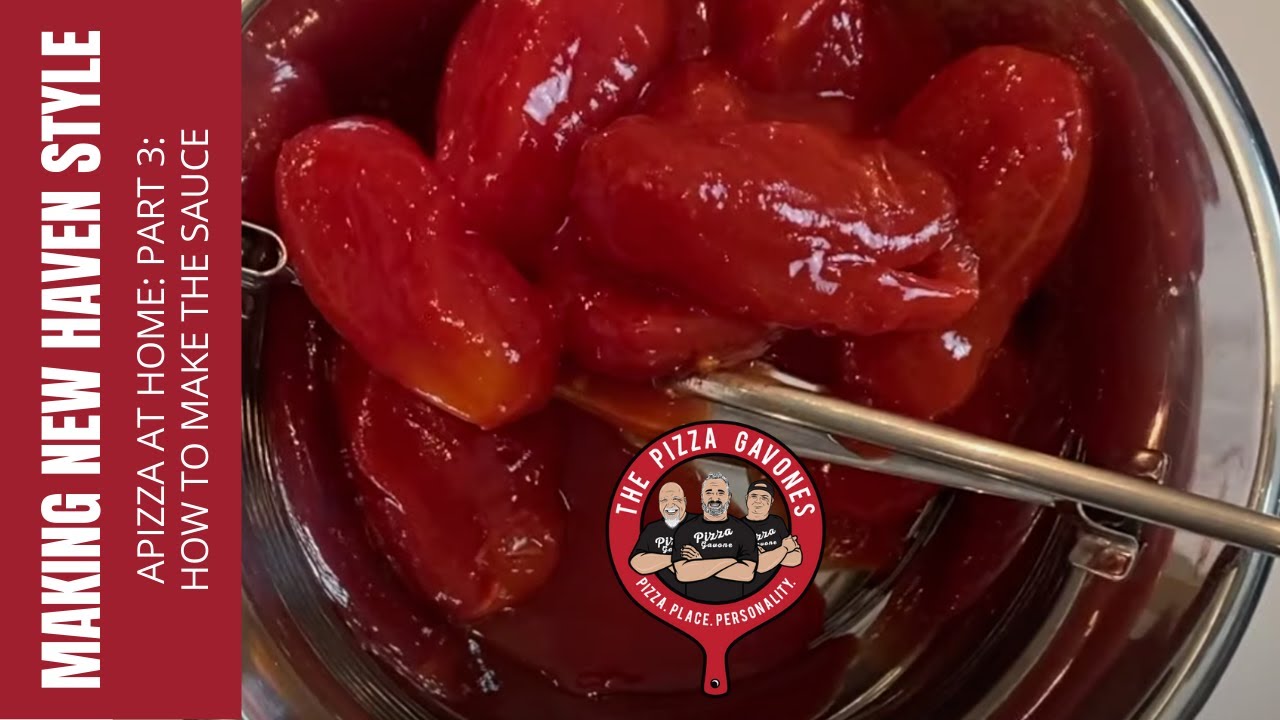 Making New Haven Style Pizza Sauce at Home – Part 3, The Best New Haven Pizza Sauce Recipe.