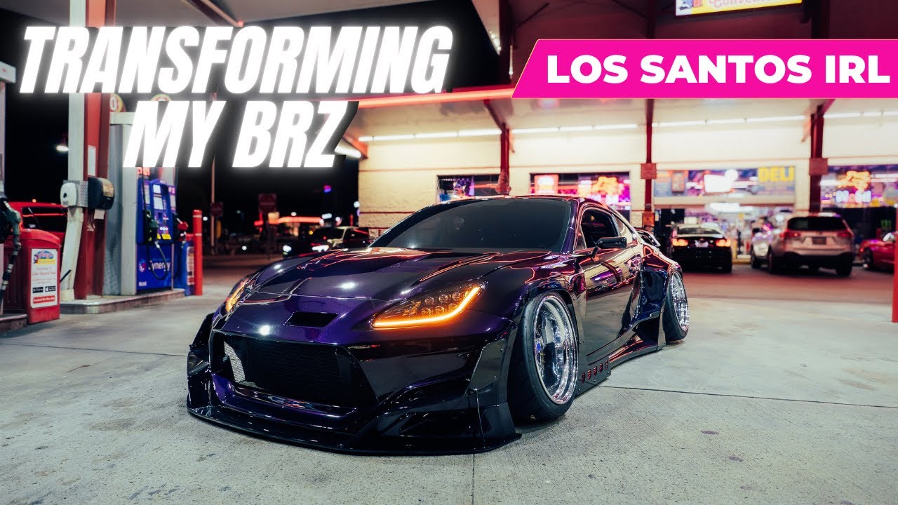Преображение моего BRZ за 10 минут (стиль Los Santos Customs)