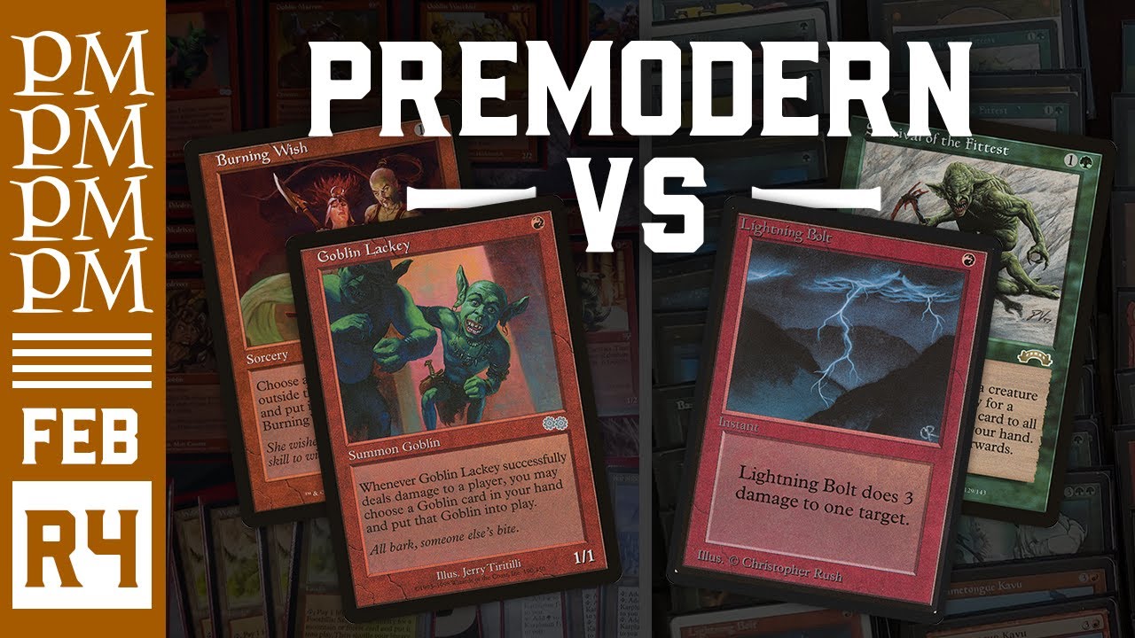 Wish Goblins vs RG Survival - Round 4 - February Premodern MTG Tournament