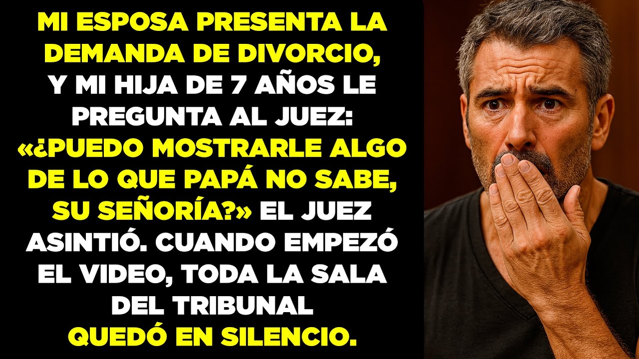En la audiencia de mi divorcio, mi hija puso un video… y todos quedaron impactados de lo que reveló