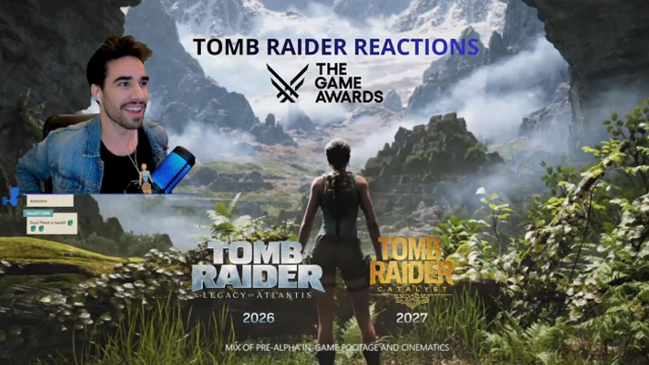 TOMB RAIDER ANNOUNCEMENTS REACTION AT GAME AWARDS 2025! | Tomb Raider Legacy of Atlantis & Catalyst