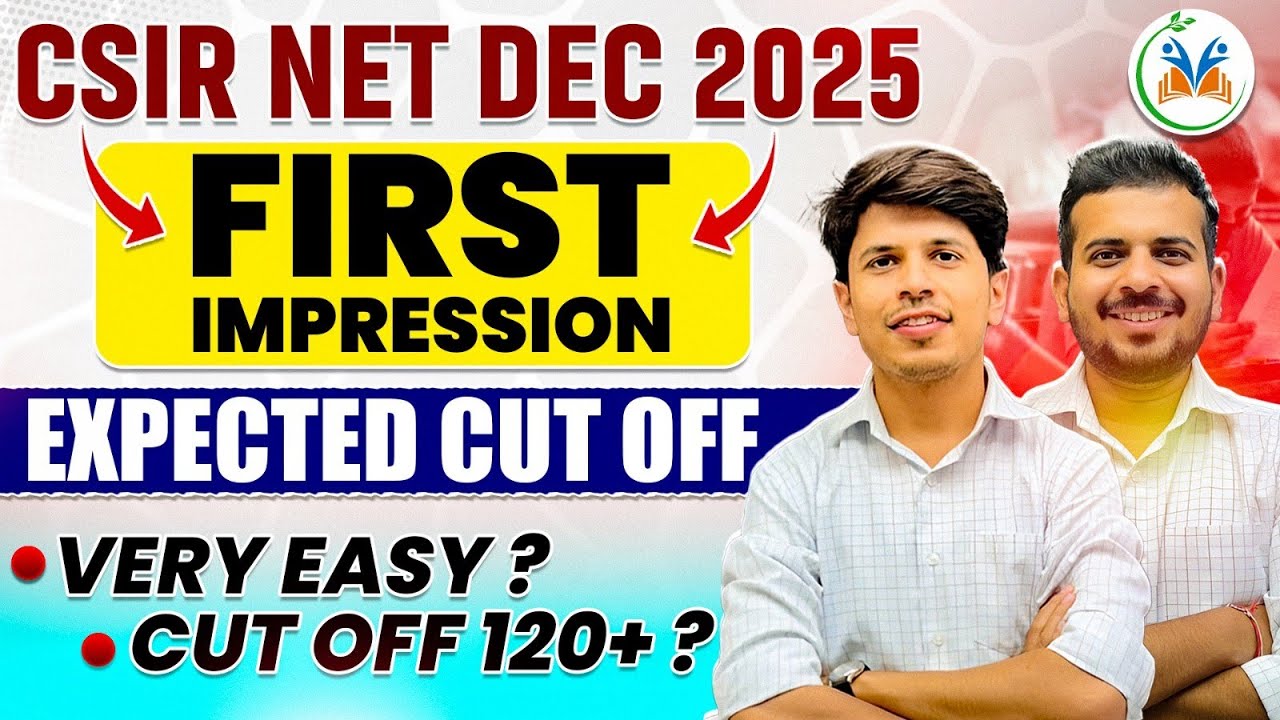 CSIR NET Chemical Science | CSIR NET Exam Review | CSIR NET Chemistry Exam Analysis | CSIR NET DEC