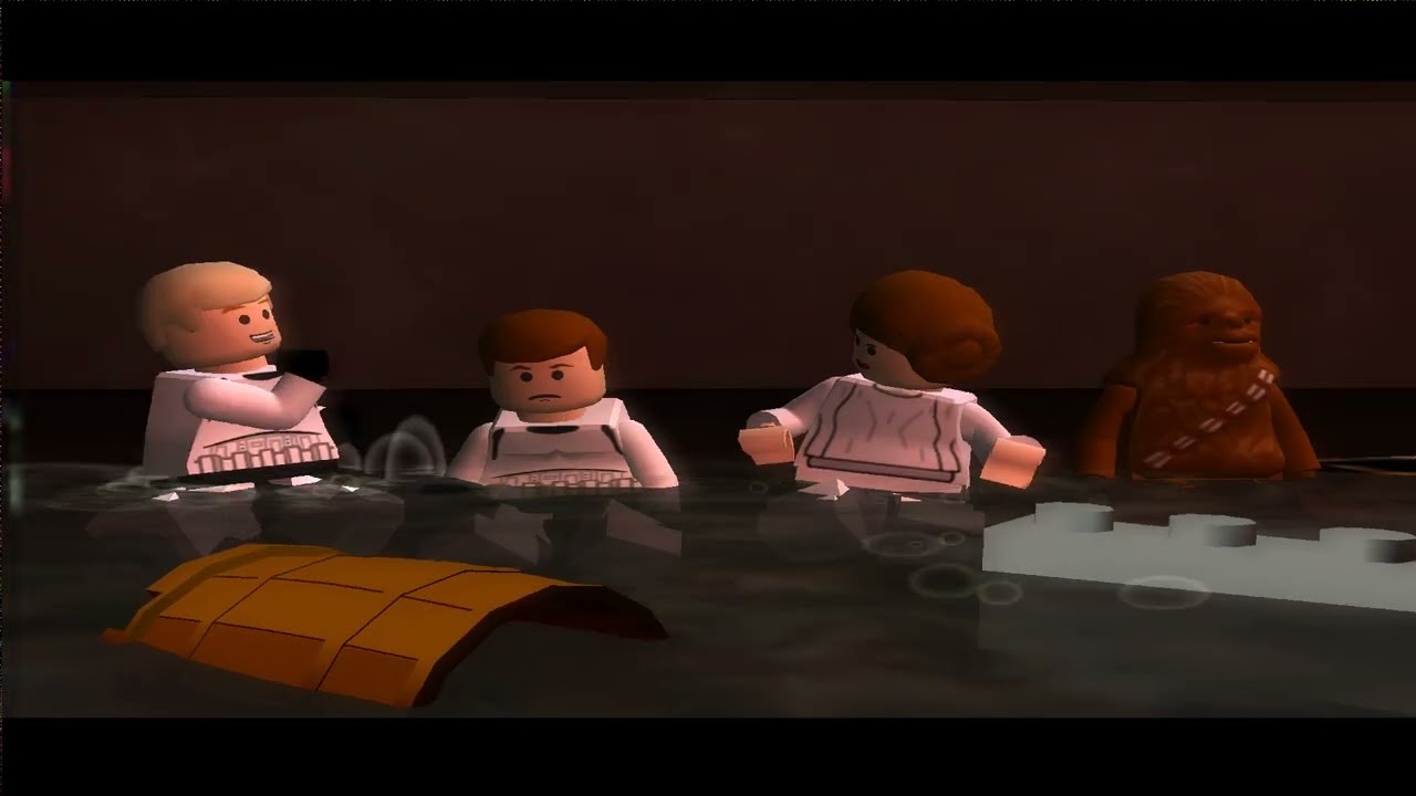 LEGO Star Wars The Original Trilogy PS2 Gameplay - Death Star Escape