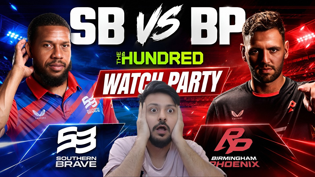 BP vs SB Live The Hundred | ELIMINATION ON THE LINE! 😱Do or Die for Southern Brave | Watch Party