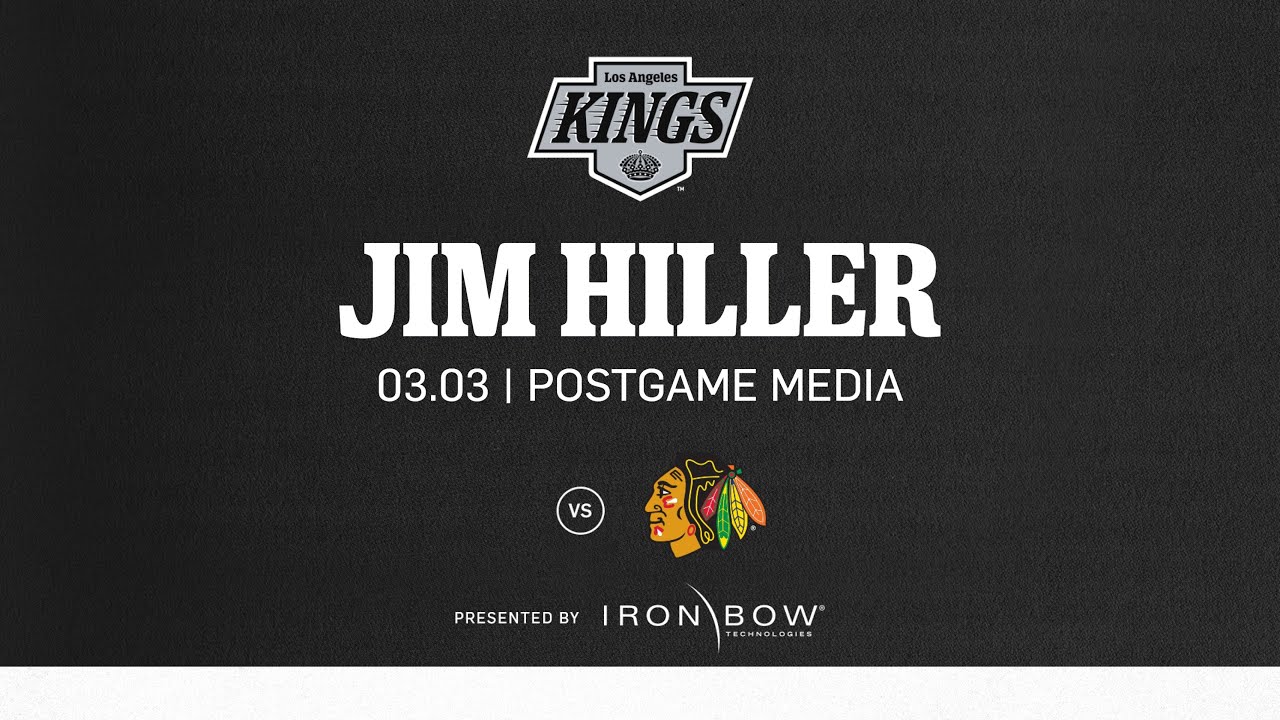 Head Coach Jim Hiller | 03.03.25 LA Kings fall to Chicago Blackhawks | Postgame Media