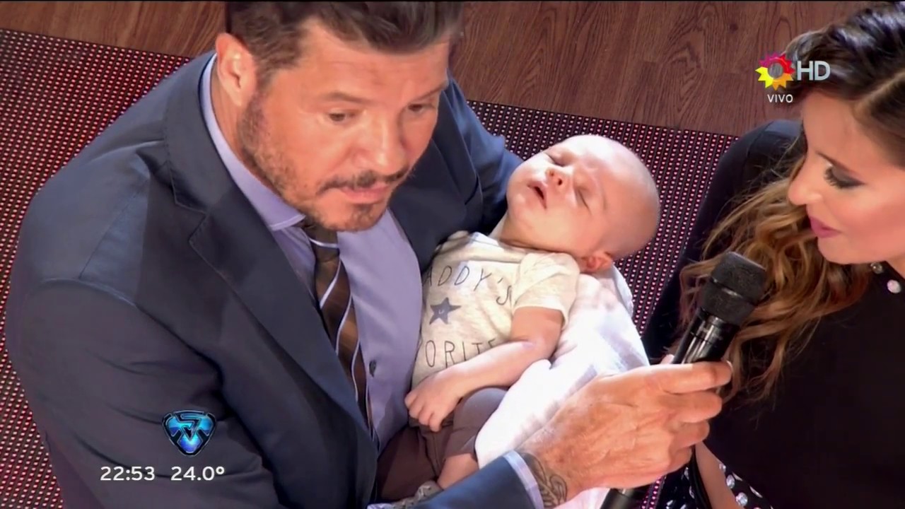 Marcelo Tinelli presentó a Valentín, el hijo de Prada y Lourdes Sánchez