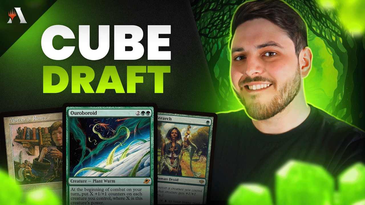 🟢 FINALMENTE, JOGANDO DE VERDE! | Power Cube Draft (Magic Arena)