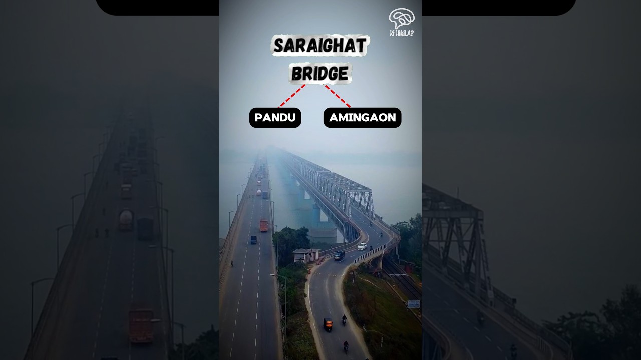 All Bridges over Brahmaputra river #assam #kihikila #shorts