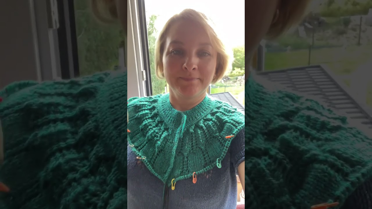 Nicht schlecht oder 🧐Cardigan Rundpasse #stricken #cardigan