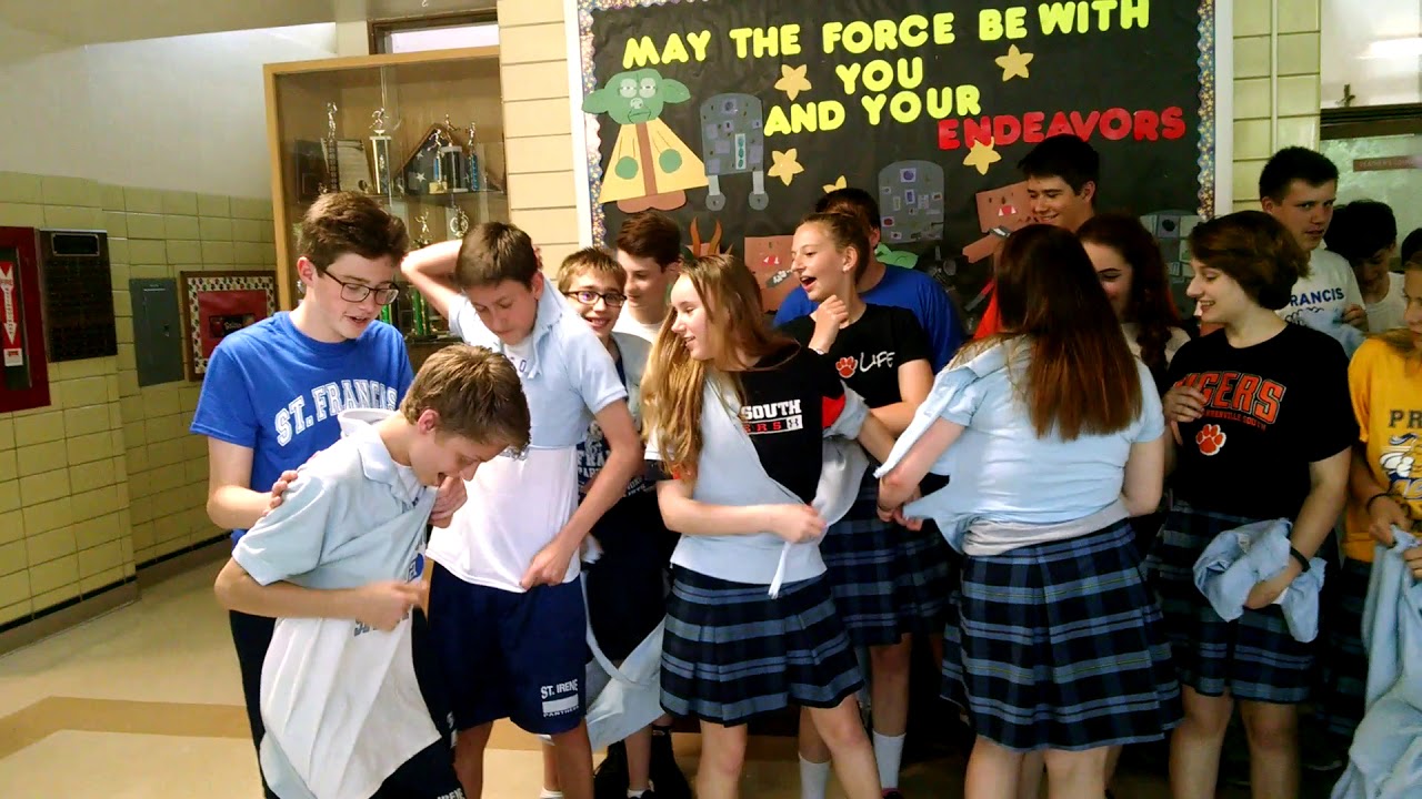 Tyler 8th grade shirt ripping