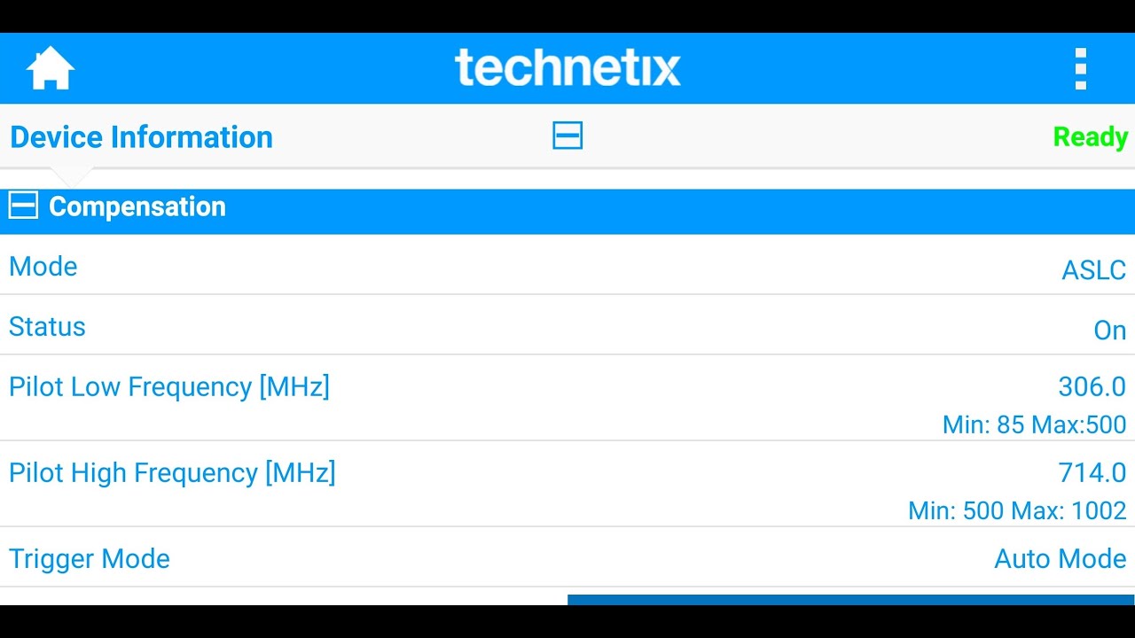 TECHNETIX ASLC (automatic slope and level control)