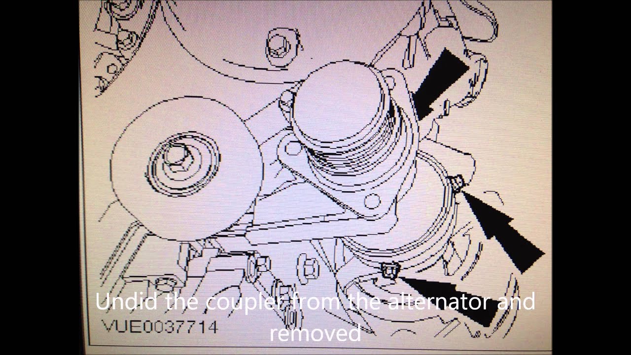 Removal of alternator Ford Focus