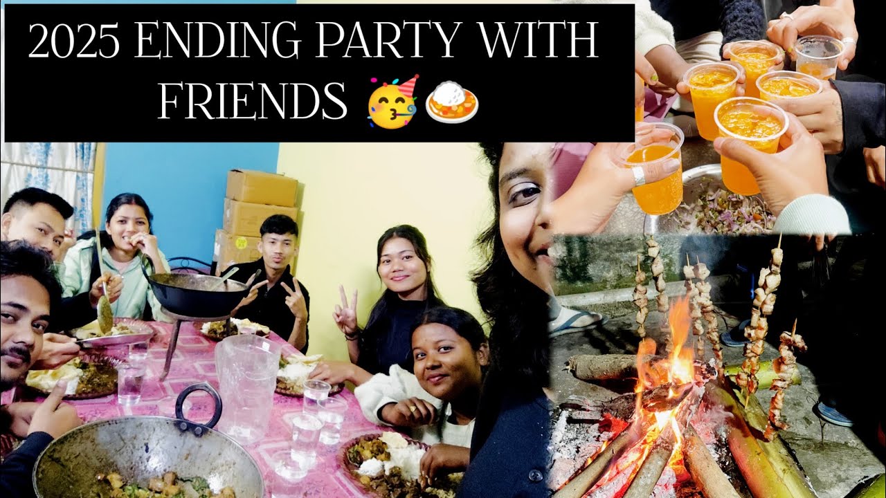 Dhamakedar party with my friends 😁❤️ bye bye 2025🙏