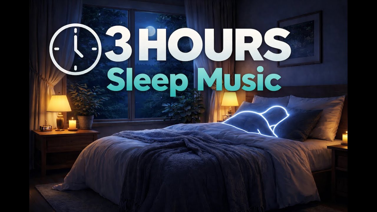 3 Hours Deep Sleep Music | Calm Night Rest • Peaceful, Slow Ambient Sound