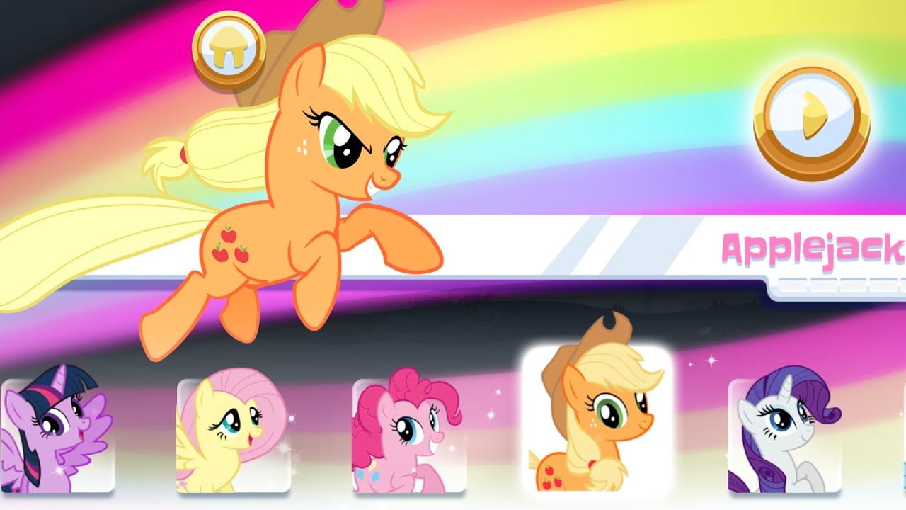My little pony rainbow running game 