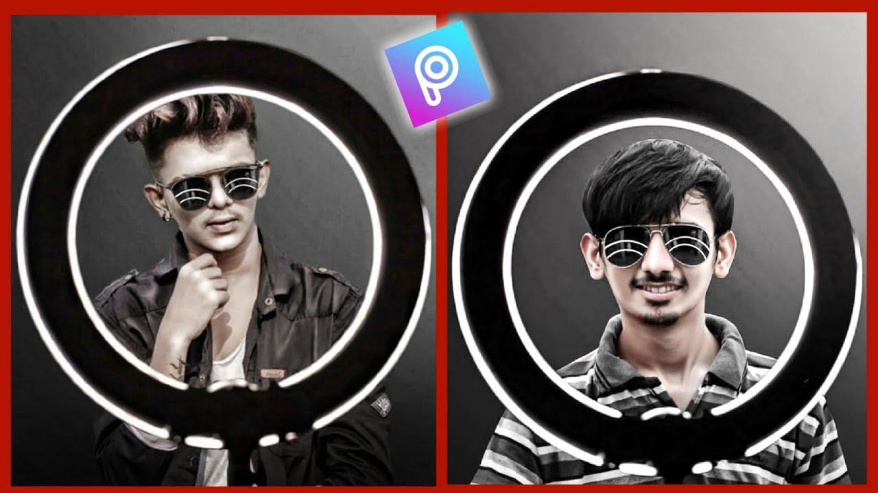 PicsArt  Ring Light Photo Editing tutorial in picsart Step by Step in Hindi - Ring Light  Editing