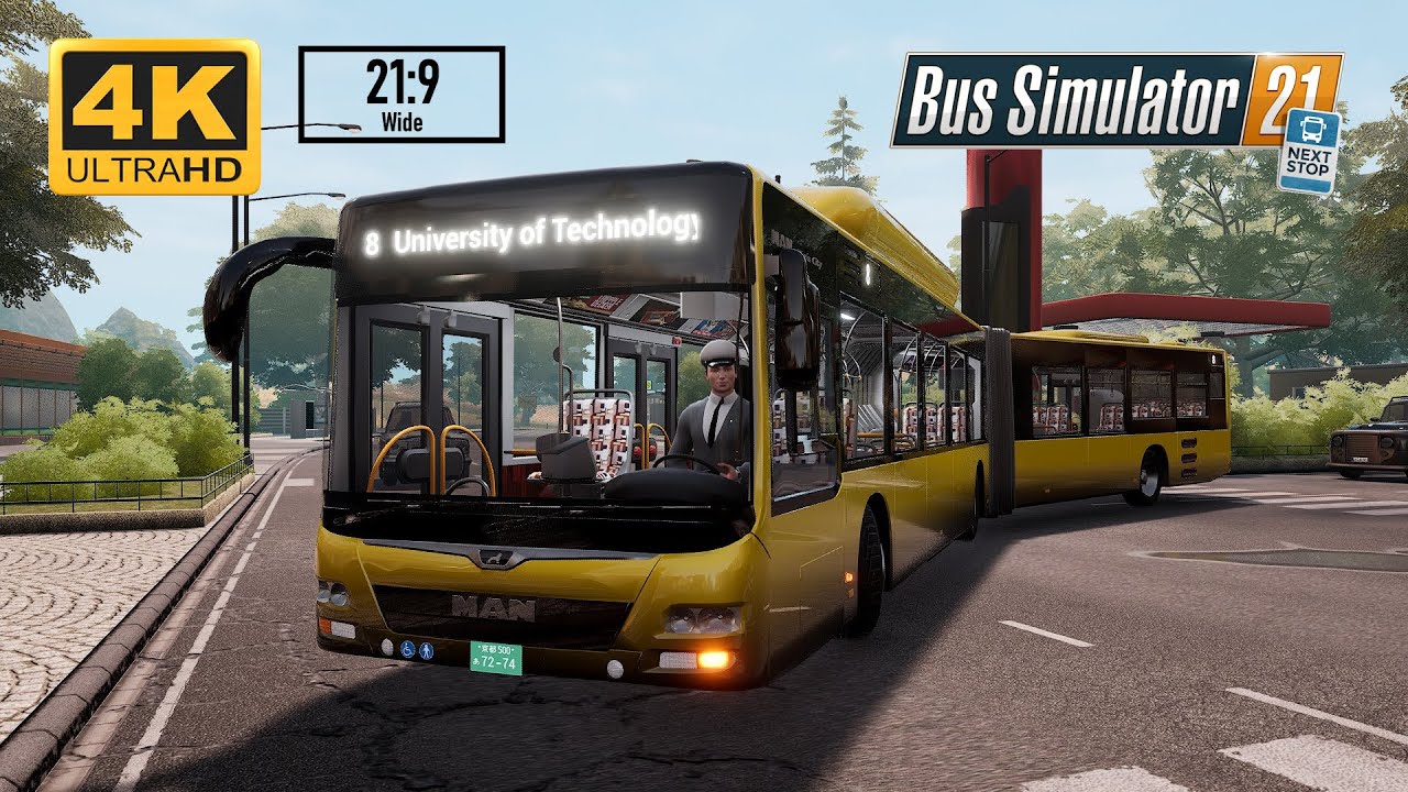 Bus Simulator 21 Next Stop - MAN Lion's City GL A40 - Seaside Valley | Logitech G29