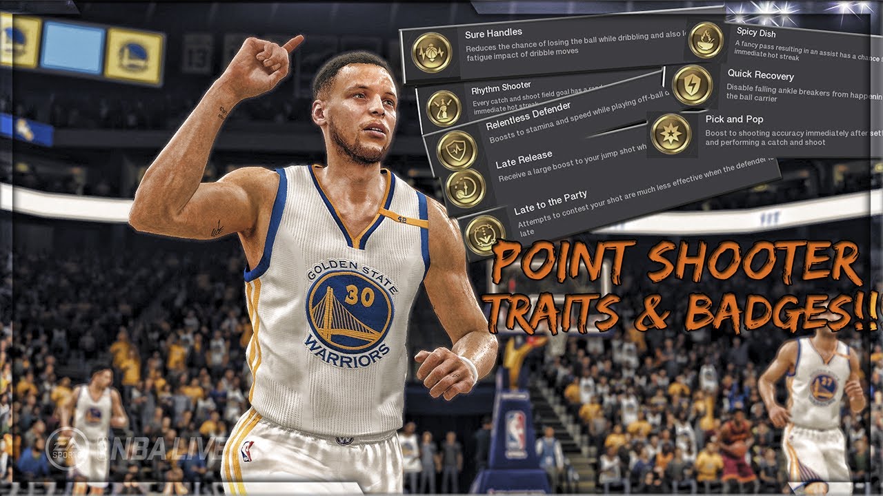POINT SHOOTER TRAITS & BADGES!! NBA LIVE 18 NEWS