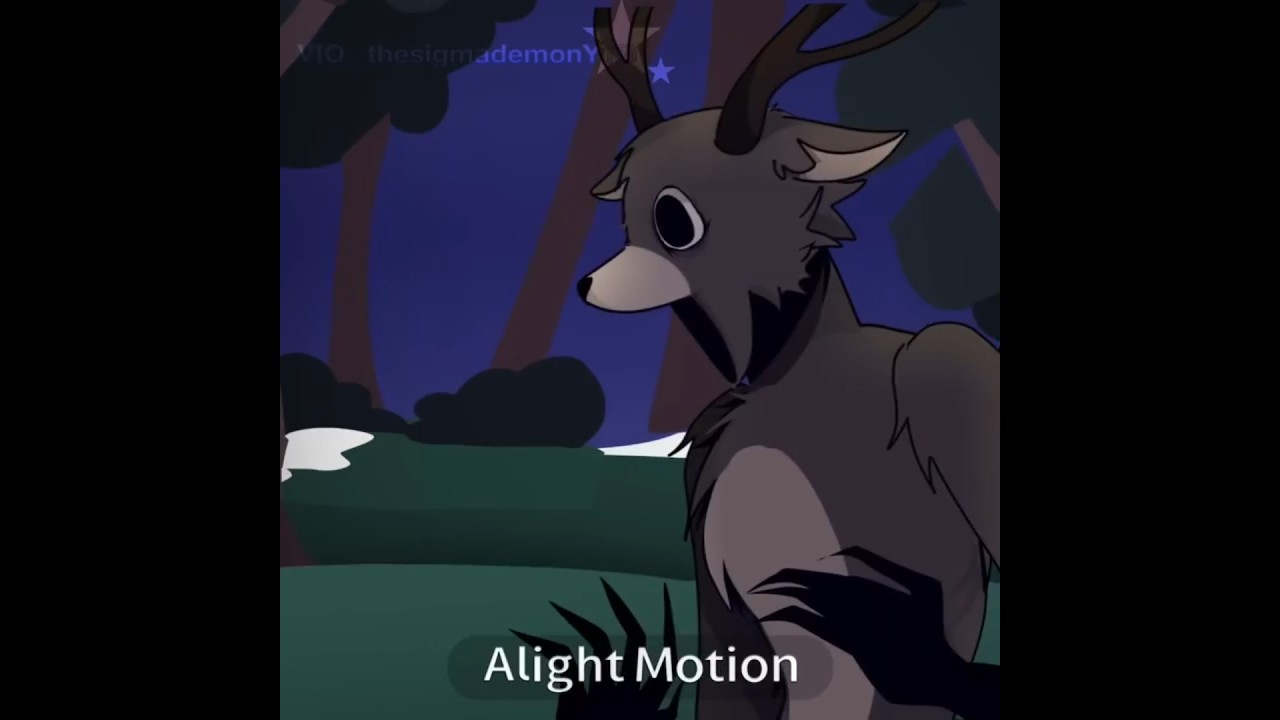 3 monsters meeting&hellip;💀//#99daysintheforest #alightmotionanimationmeme