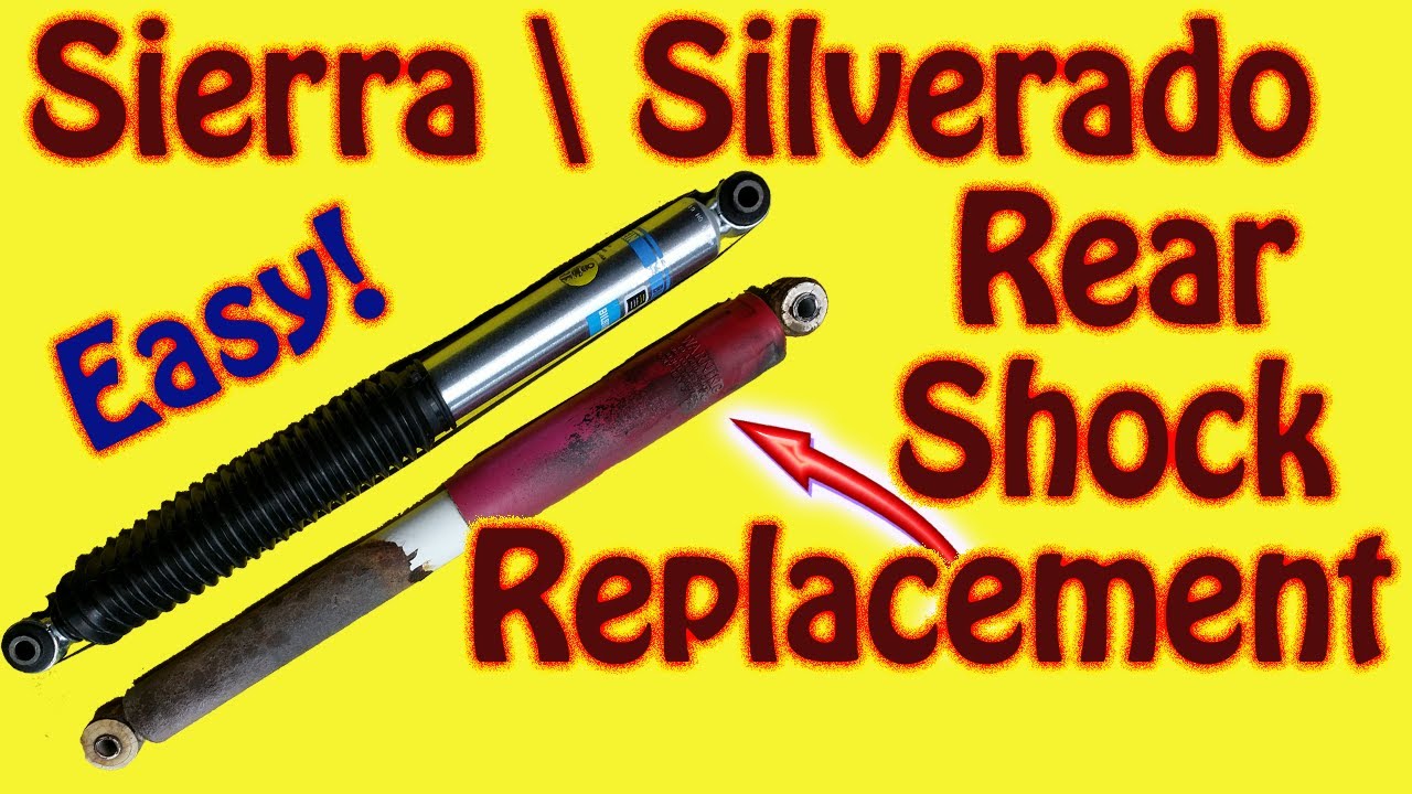 How to Replace Rear Shocks on a GMC Sierra or Chevy Silverado Replace Rancho W\ Bilstein 5100 Series