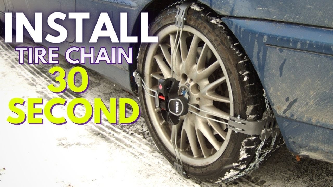 Spikes Spider Easy Alpine Pro Tire Chains Review || Install Snow Tire Chains in 30 Seconds