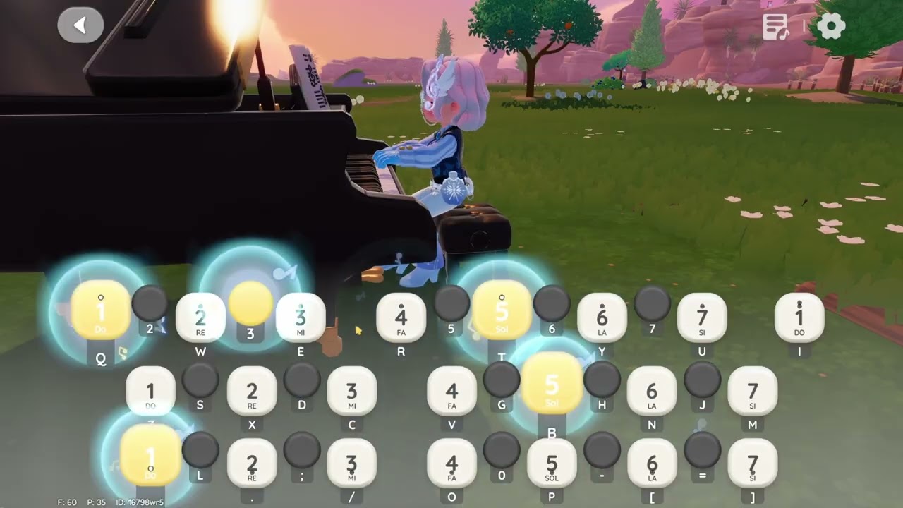 Heartopia Piano | Lilium-Elfen Lied