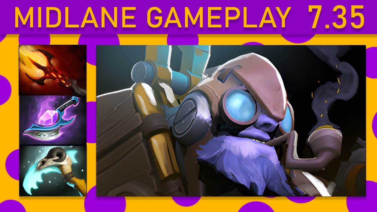 🌟New Patch 7.35 Tinker 25+ Kills! Mid Gameplay - Dota 2 Top MMR