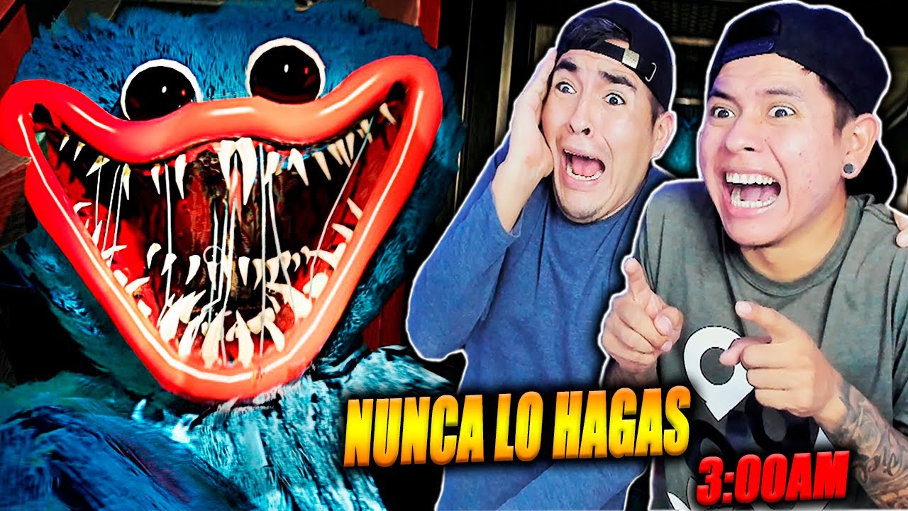 JUGAMOS un JUEGO de TERROR *POPPY PLAYTIME* a las 3 de la MAÑANA con PAPIEDSON 😱 *NUNCA lo HAGAS*