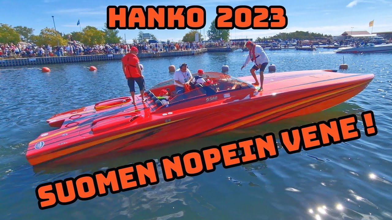 Suomen Suurin Vauhtivene Tapahtuma! Hanko Poker-Run 2023.