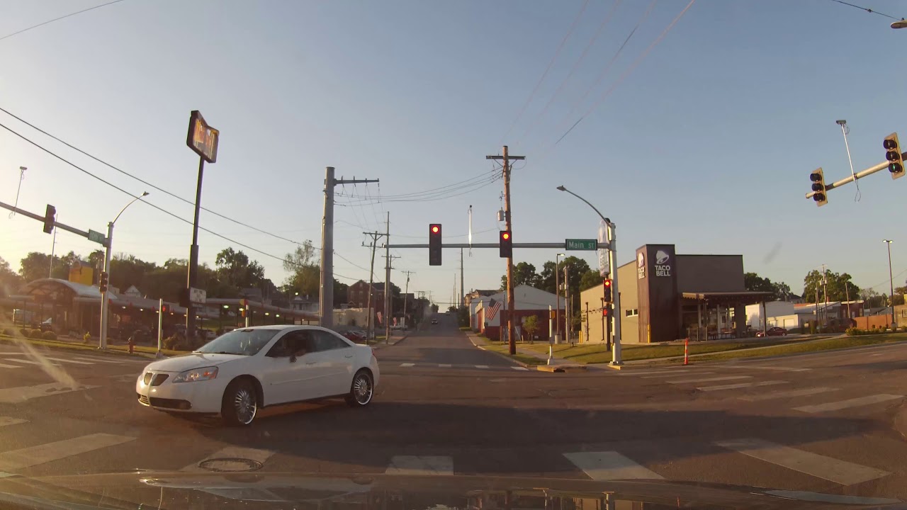 Driving through Atchison, Kansas