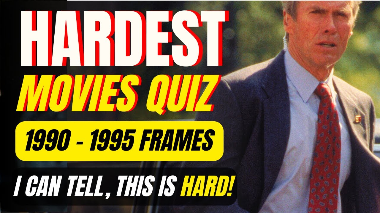 90s MOVIE CHALLENGE: HARD EDITION - Can You Name All 94 Films From Just ONE FRAME?