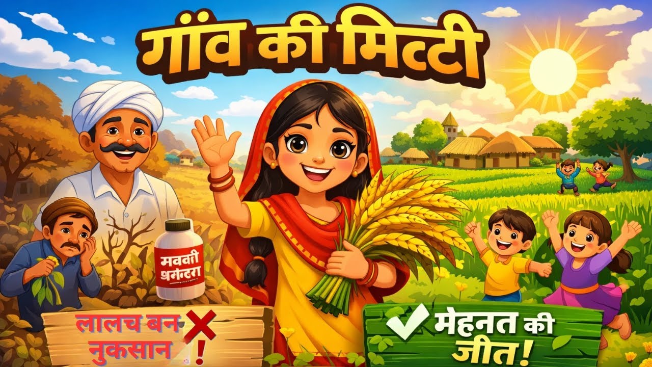 गाँव की मिट्टी: ईमानदारी और मेहनत की प्रेरक कहानी”“सच्चाई की जीत | Inspirational Hindi Moral Story
