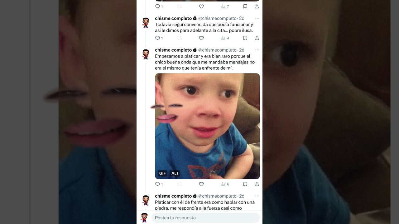 Sal&iacute; con un tipo que ol&iacute;a a humedad- Chisme Completo 