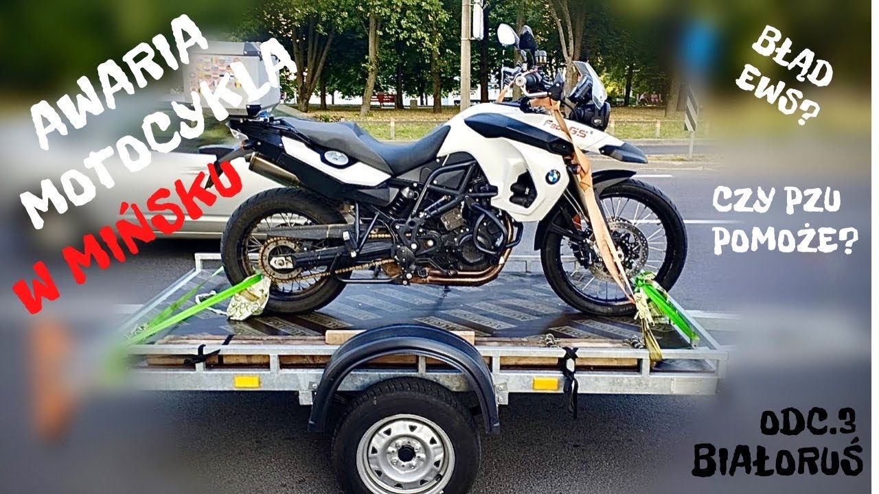 Białoruś na motocyklu - odcinek 3 - awaria motocykla w Mińsku, jak sobie poradzić, assistance, EWS?