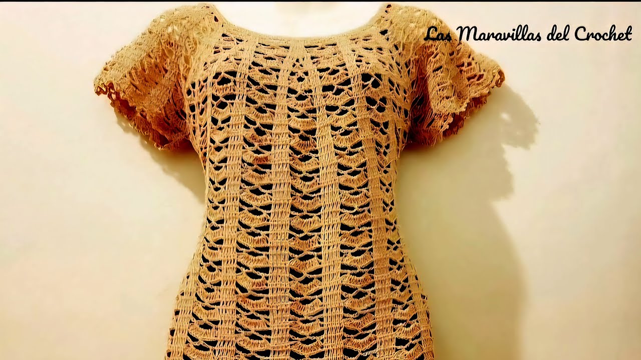 BLUSA tejida a CROCHET  #1 #crochet #ganchillo #LasMaravillasdelCrochet