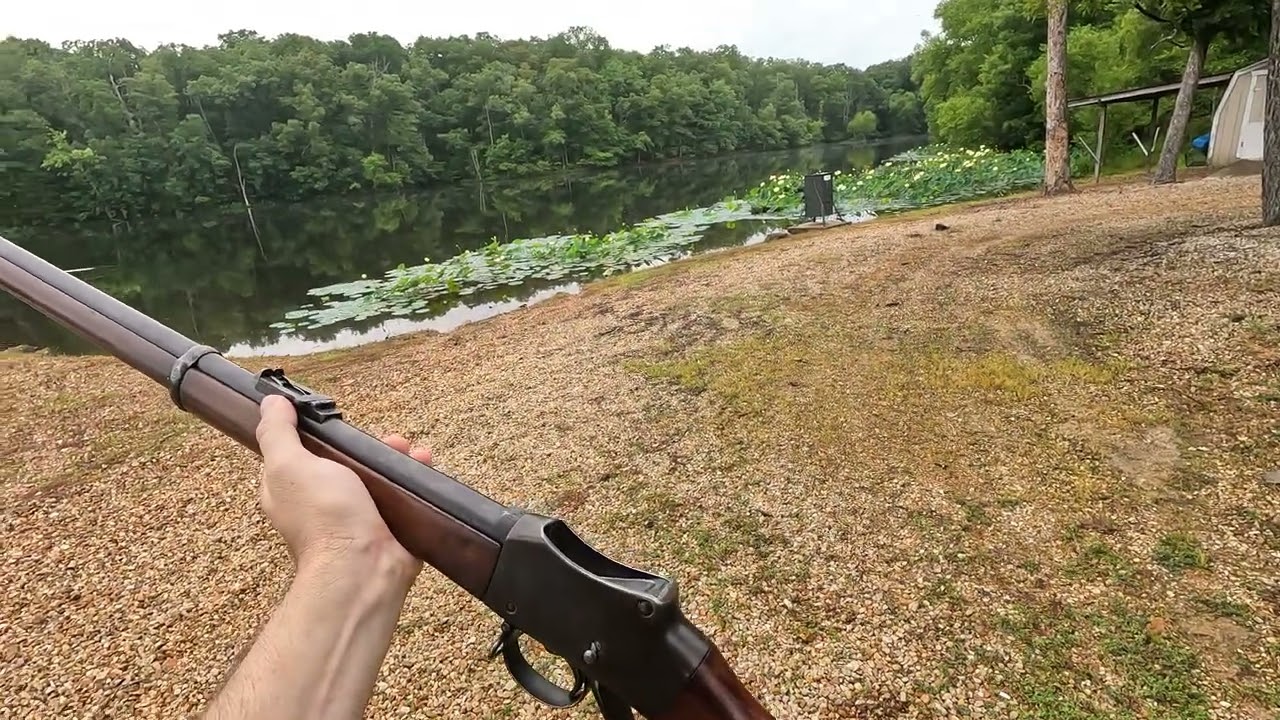 POV Shooting Martini Henry in 577/450 and 45 ACP chamber insert