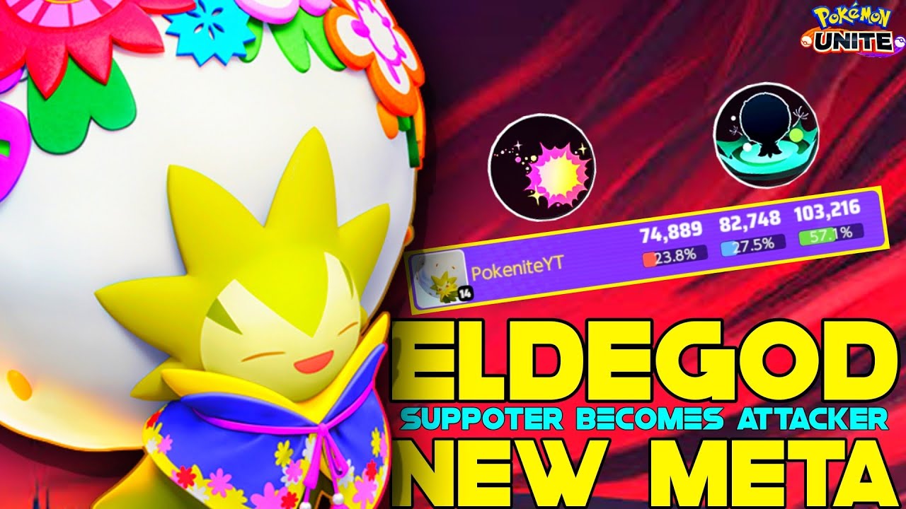ELDEGOSS BECOMES NEW META WITH INSANELY STRONG DAMAGE & HEALING BUFF | POKEMON UNITE