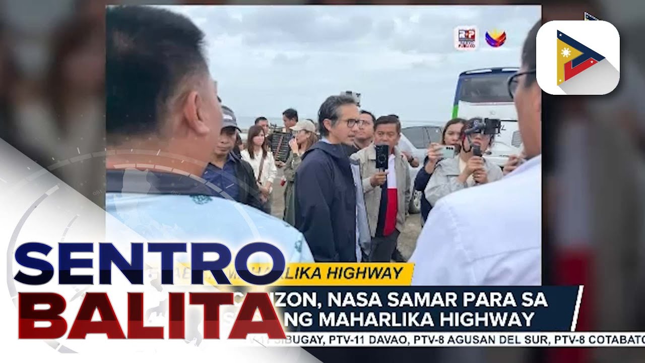 DPWH Sec. Dizon, nasa Samar para sa inspeksyon ng Maharlika Highway; drainage system, kabilang sa...