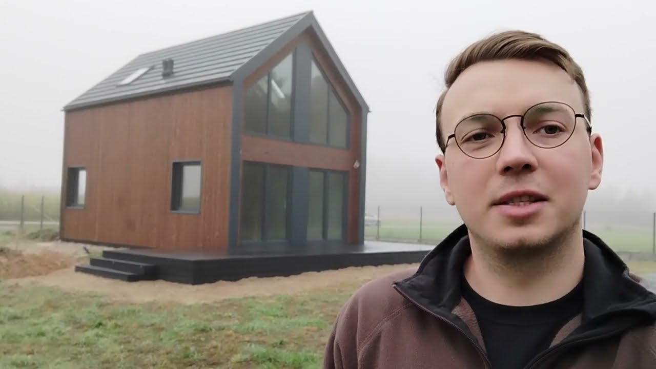 Dom nowoczesna stodoła z antresolą - 66 m2 w stanie deweloperskim